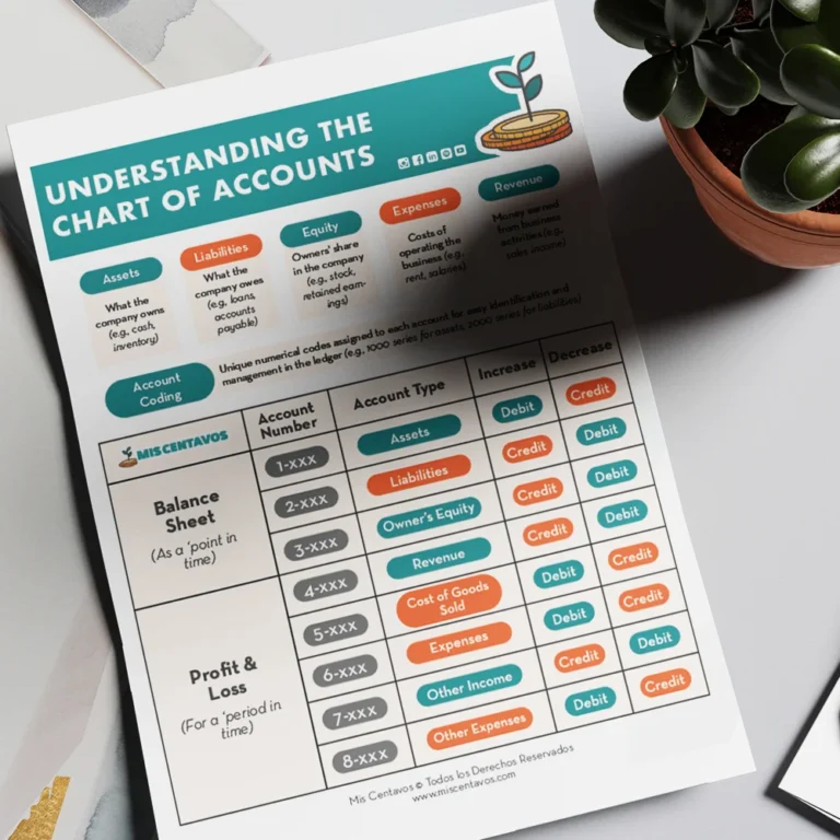 Understanding Chart of accounts Mockup S